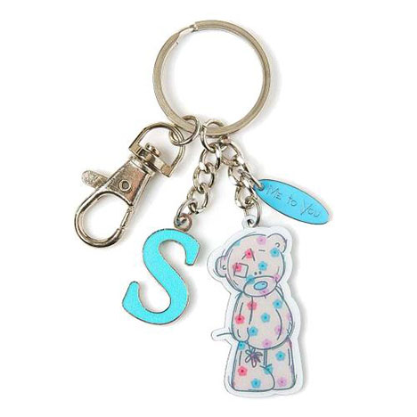 S Me to You Bear Enamel Alphabet Keyring Bag Charm £4.00